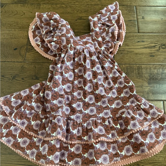 kate quinn Other - NWT Kate Quinn Floral 100% Organic Cotton Dress Size 18-24 Month